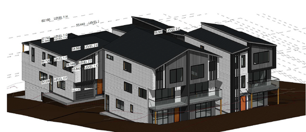 Architectural model of 40 Kupe Street